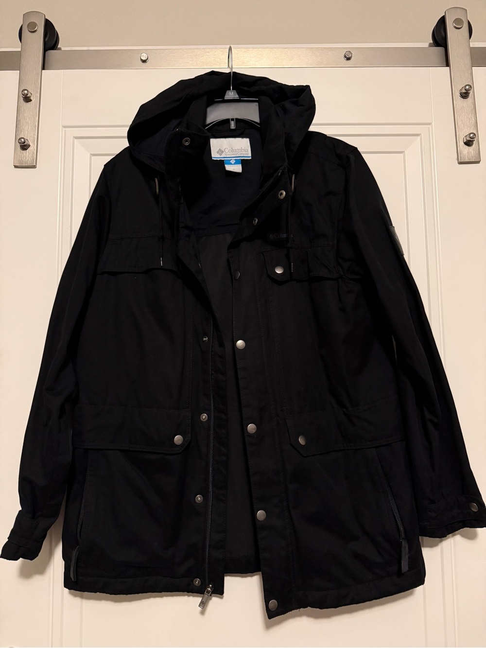 Columbia Men's Black Hooded Jacket